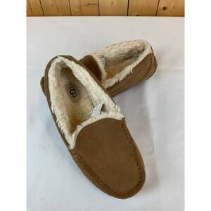 Kids Ascot Ugg Tan Slippers- Size 3